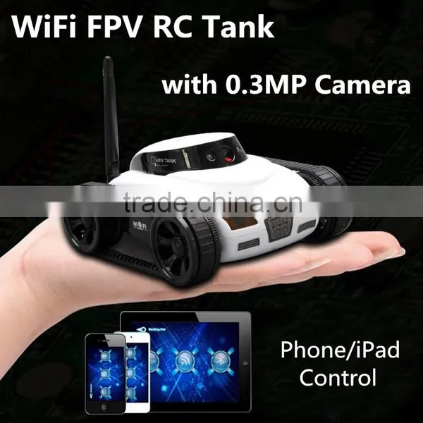 Mini I-Spy 4CH RC Tank WiFi FTV Car Android/IOS Controled WiFi Camera Remote Control Tank photo-2