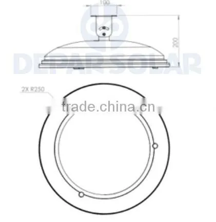 40W LED High Bay Area / Factory Light 220VAC New Practical / Cooling Design DOHA Series photo-2