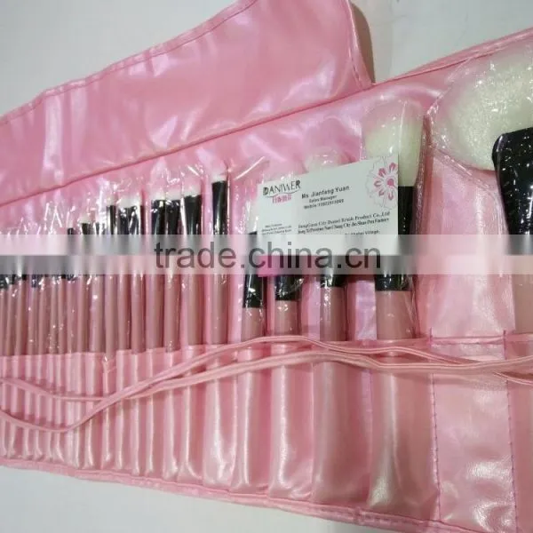 Girl's Pink 32 Pcs Make Up Tools Pincel Maquiagem Professional Superior Soft Cosmetic Makeup Brush Set + Pouch Bag Case photo-4
