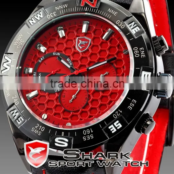 Analog Mens Waterproof Quartz Chrono Sport Watch SH082 photo-4