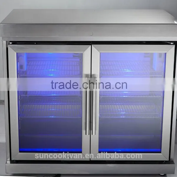 Stainless Steel Outdoor Fridge Cabinet, With 2 Doors Fridge
