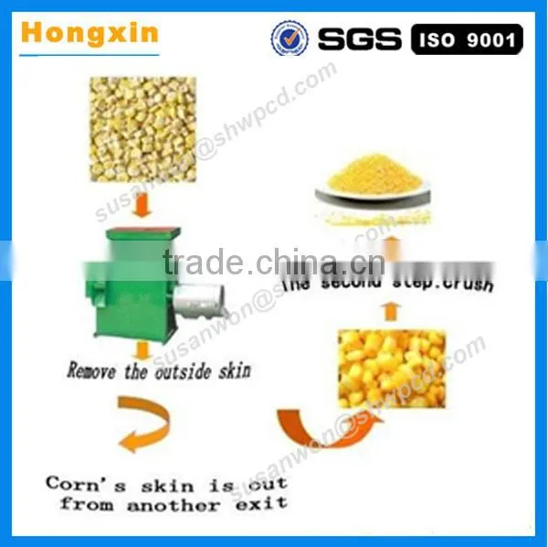 Electric Corn Wheat Bean Peeling and Grinding Machine photo-2