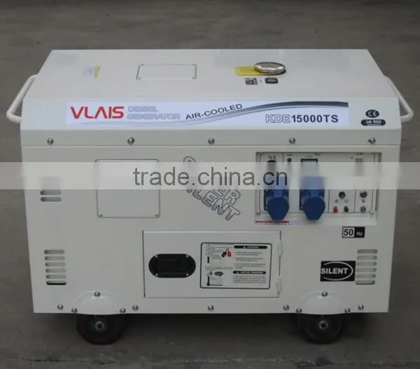 Double- Cylinder Factory Price Electric Start 12kva Diesel Generator photo-5