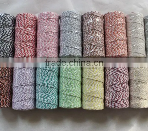 12ply Colorful Baker Twine for Gift Packing Cooking Party Wedding Decorating and DIY photo-2
