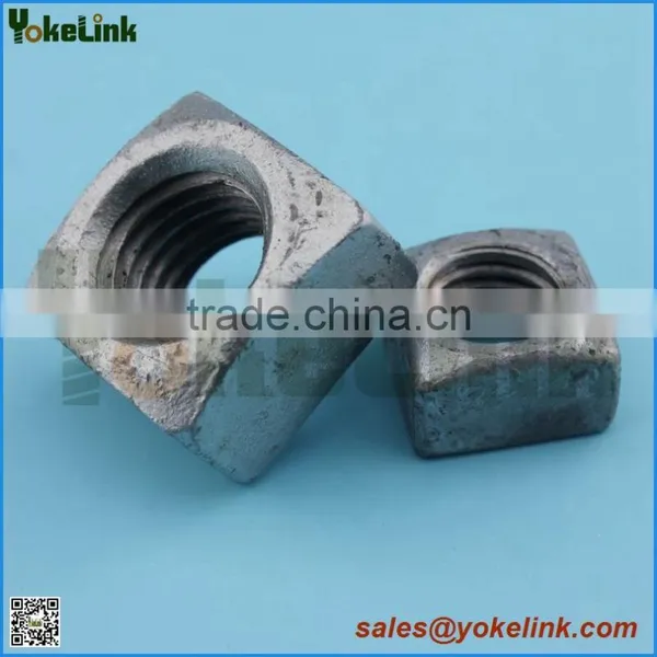 3/4'' Carbon Steel Heavy Square Nut photo-3