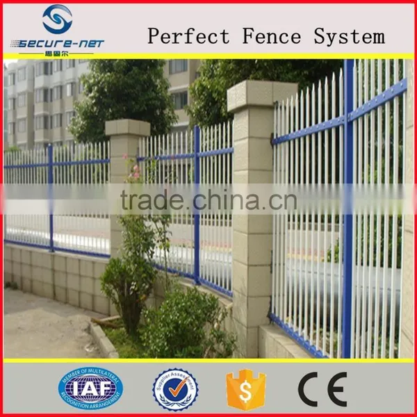 3-rail Steel Ornamental Garden Borded Fence photo-2