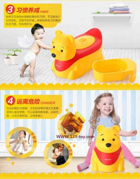 HS Group Ha'S HaS Toys Amazon Ebay Hot Sell Cartoon Rabbit Potty for Baby photo-3
