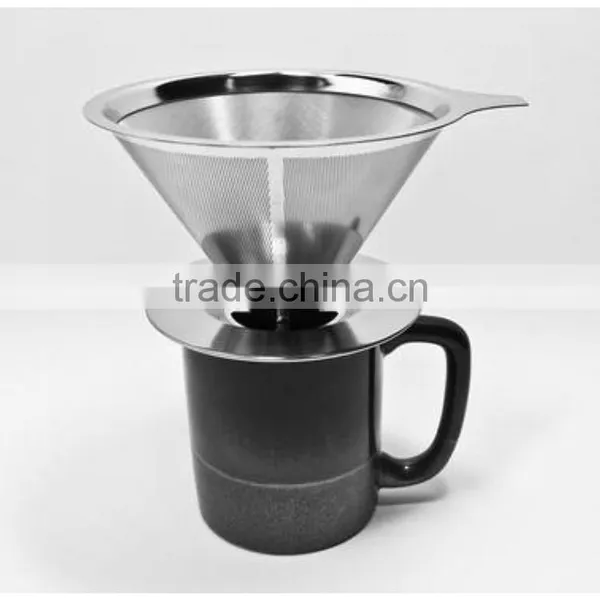 Cone Coffee Filter,Stainless Steel Coffee Filter and Coffee Scoop Sign in photo-6
