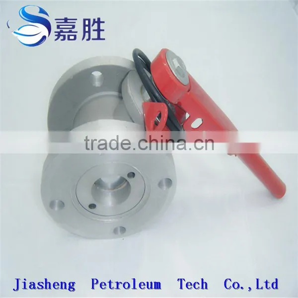 Manufacure Supply Aluminium Flange Ball Valve With Handle photo-3