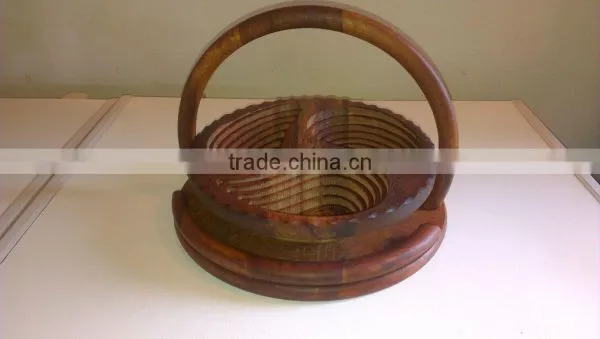 Big Wooden Basket