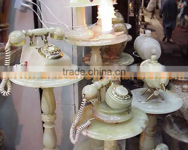 NATURAL 2017 New Items ONYX TELEPHONE SETS HANDICRAFTS photo-6