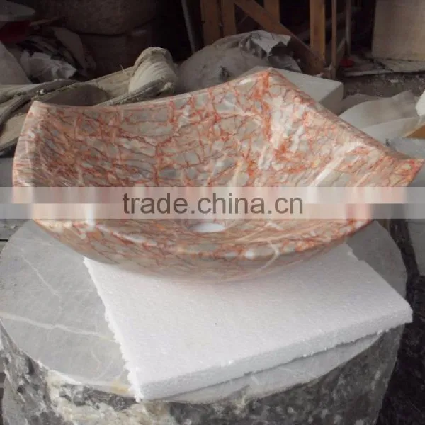 Pink Onyx Basins,pink Onyx Sink,art Basin photo-2