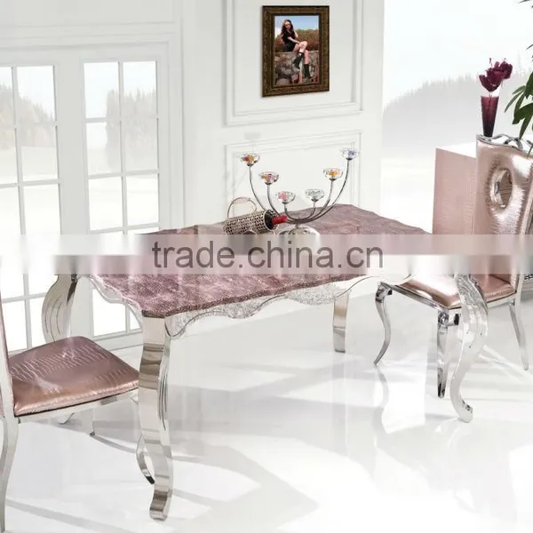 TH368 Xinqing Modern Marble Dining Table photo-3
