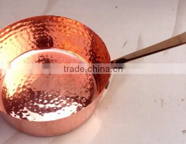 MASTER CHEF'S HAMMERED FINISH 100% PURE COPPER FRYING PAN KITCHEN APPLIANCE photo-2