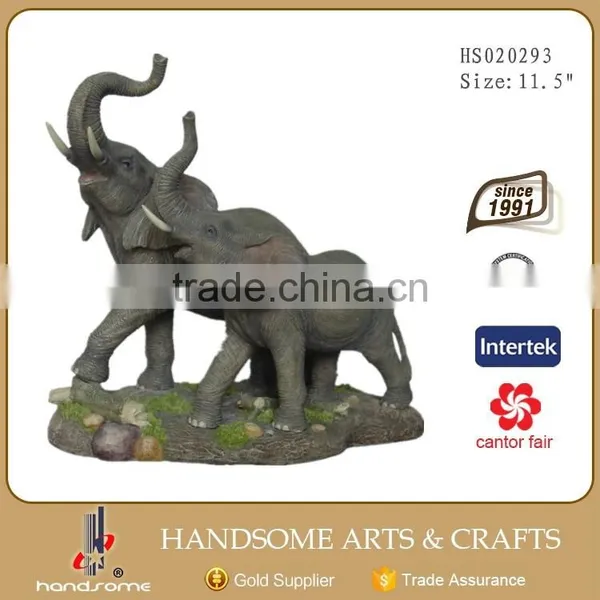 12 Inch Resin Home Decoration Holiday Gifts Animal Elephant Statues photo-4