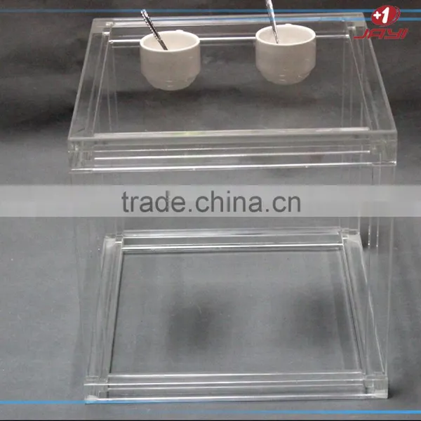 China Manufacturer Wholesale Plexiglass Modern Coffee Side Table photo-3