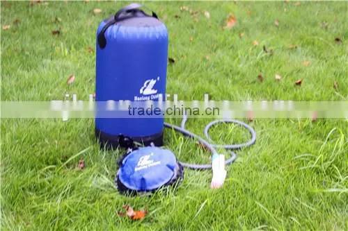 Collapsible Foot Pump Regulated Non-gravity Camping Pressure Shower photo-2