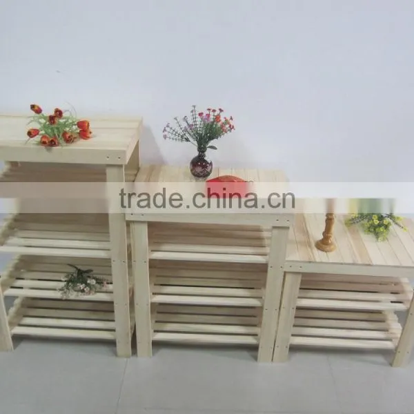 Decoration Hot Sale Wooden Flower Display Shelf photo-4