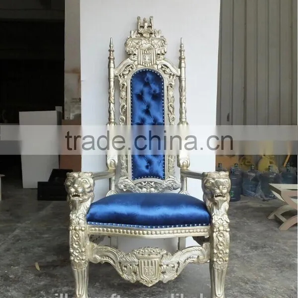 Wedding Stage Bride and Groom King and Queen Chairs photo-6