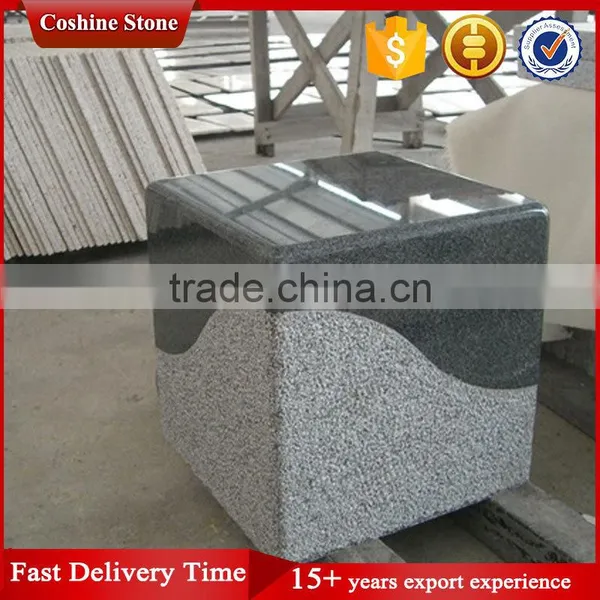 Cheap Colored G654 Granite Garden Bench Landscaping Stone photo-4