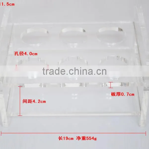 Customized New Transparent Acrylic Wine Bottle Rack photo-2