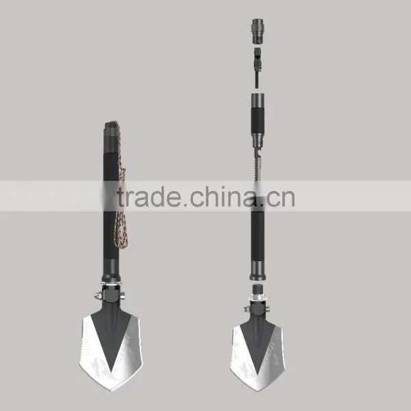 Survival Gear/Snow Tool/Outdoor Camping Tool/Multifunction Shovel ,blade,knife,bag,firestarter photo-3