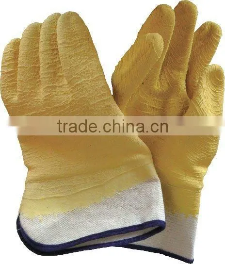 Sunnyhope Long Safety Cuff Latex Gloves for Working,mechanic Gloves photo-2