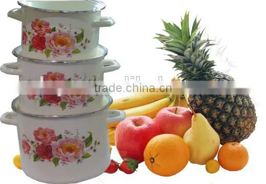 High Quality Enamel Cooking Pot Casserole Cookware photo-4