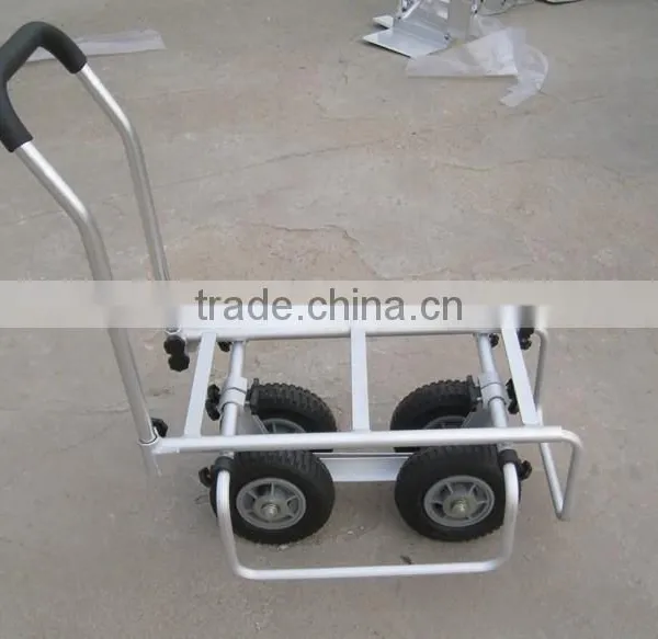 China Aluminium Four Wheel Folding Platform Hand Truck photo-2