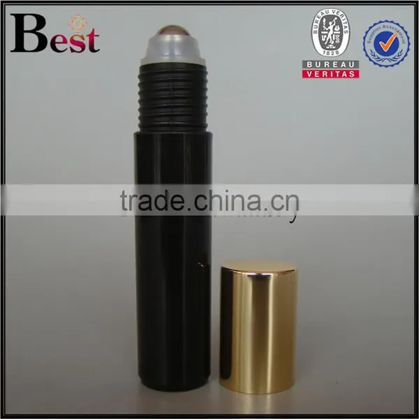 Cosmetic Packaging High Quality 10 ml Roll on Bottle Perfume Black Glass Roll on Bottle Essential Oil Best Sellers Cost Price photo-2