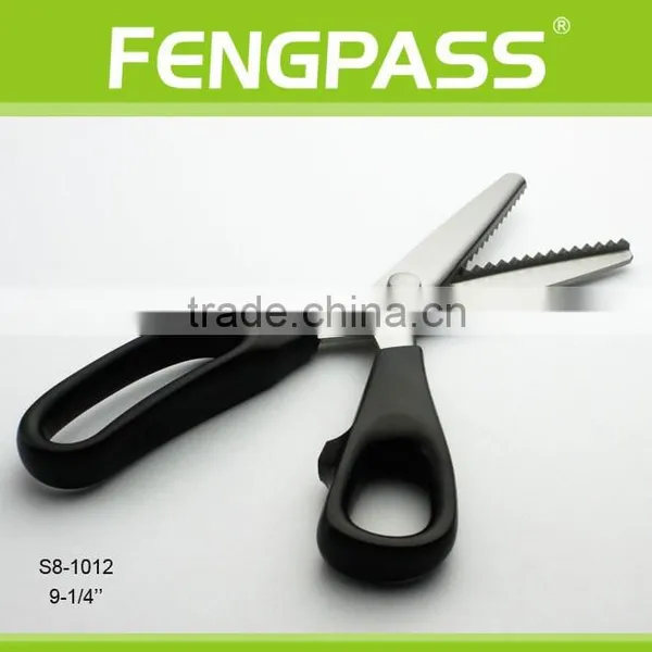S8-1012 25cm 2Cr13 Stainless Steel Blade With Plastic Handle Leather Craft Scissors photo-3