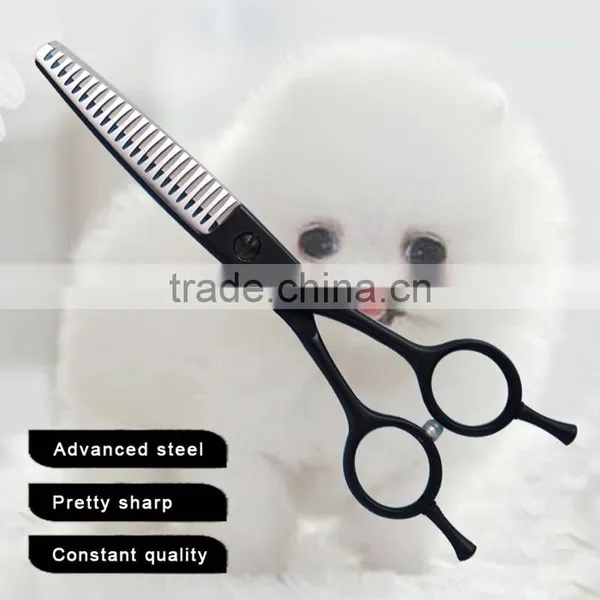 CA-623DB 6inch 23teeth Black Coated Pet Thinning Scissors photo-5