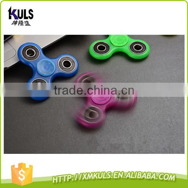 Wholesaler High Quality Top Sale Colorful Night Lights Tri Hand Spinner/Fidget Spinner/EDC Hand Fidget Spinner Toy photo-3