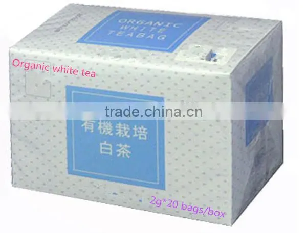 Organic Whitea Tea 2g*20 Bags/box White Tea With Organic Certificate Organic White Tea Bag Healthy Chinese White Tea / Made in photo-2
