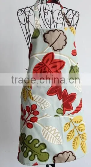 TC Wholesale Fabric Cotton Apron With Adjustable Collar Halter photo-2