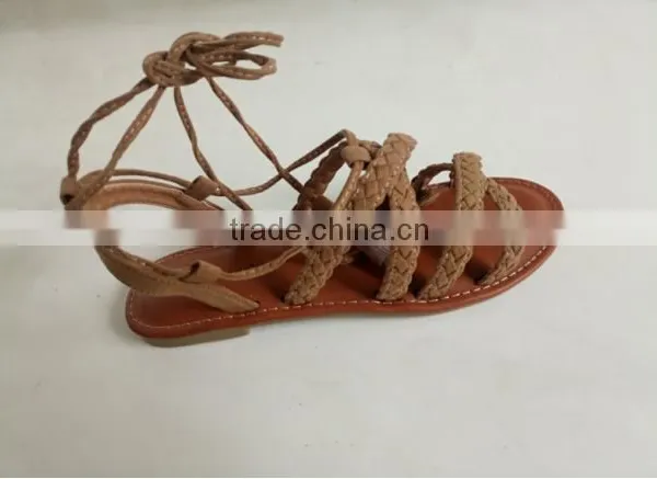 Fashion Falt Sandals Shoes Women 2017 Surplus Bulk Stock Cheap Sale photo-3