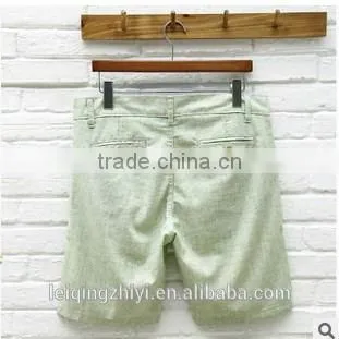 Hot 100% Cotton Cheap Light Color Casual Half Pants for Men photo-4