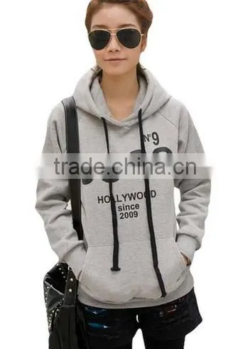 Women's Cute Coco Print Pullover With Hood Designer Tracksuits With Front Pocket photo-2