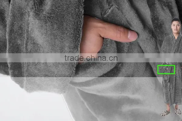 Good Quality Couples Mens Microfiber Bathrobe photo-5