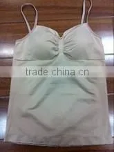 OEM Wholesale Summer Women White Classic Sleeveless Seamless Tank Top photo-2