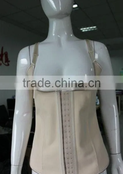 Instyles Steel Bone Sport Adjustable Strap 100% Latex Waist Training Cincher Vest Corse XS-6XL photo-3