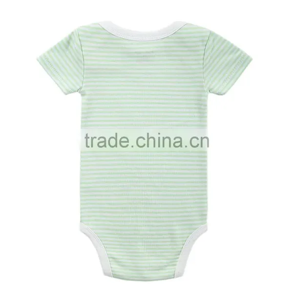 2017 Summer New Style Cotton Stripe Baby Jumper Jumpsuits One-piece Garment photo-2