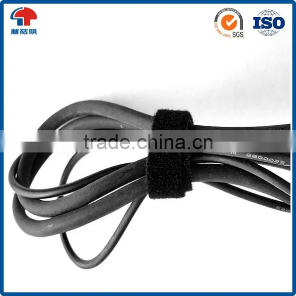 China Adjustable Colourful Double Sided Reusable Hook and Loop Cable Tie photo-4