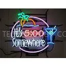 White / Orange Customized Large Neon Open Sign With Metal Frame CE / ROHS