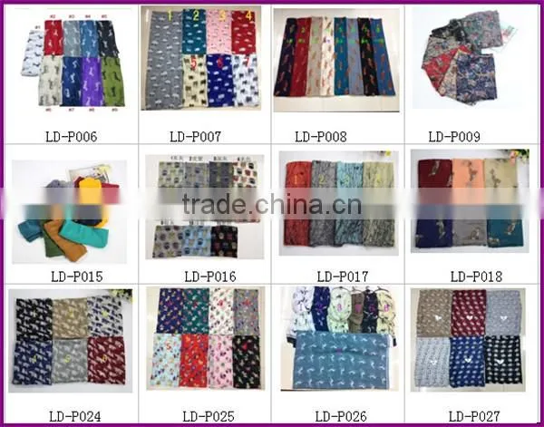 Printed Big Design Scarf With Italian Digital Machine photo-2