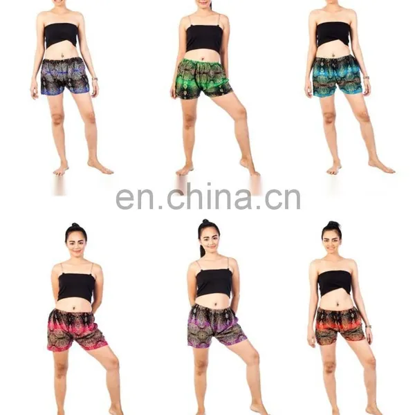 Paisley Women's Rayon Flat Sleep Casual Boxer Shorts Pants photo-2