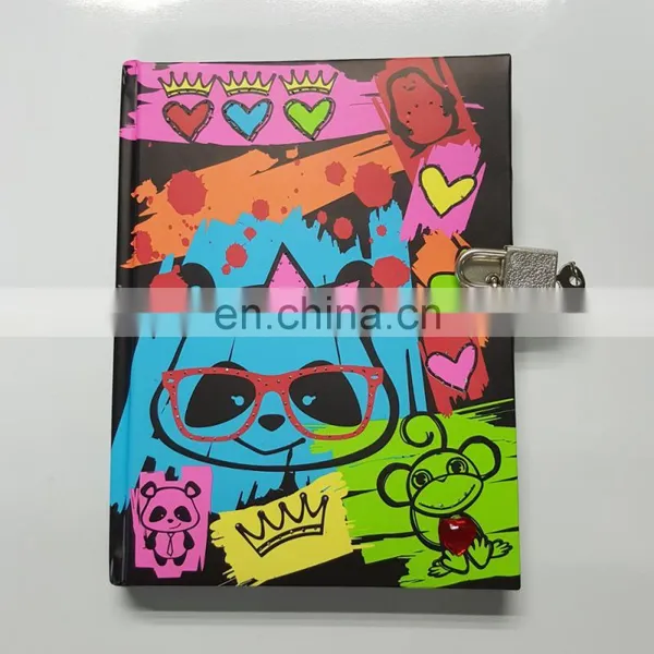 Hot Selling Promotion Custom Push Button Notebook Diary With Lock and Key photo-2