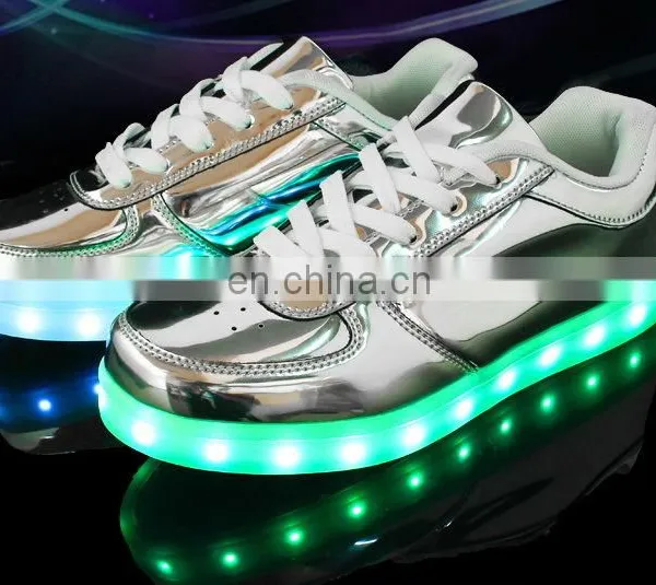 Wholesale Stock Men Shoes Outdoor Glowing Women LED Causal Shoes Unisex 2015 photo-2