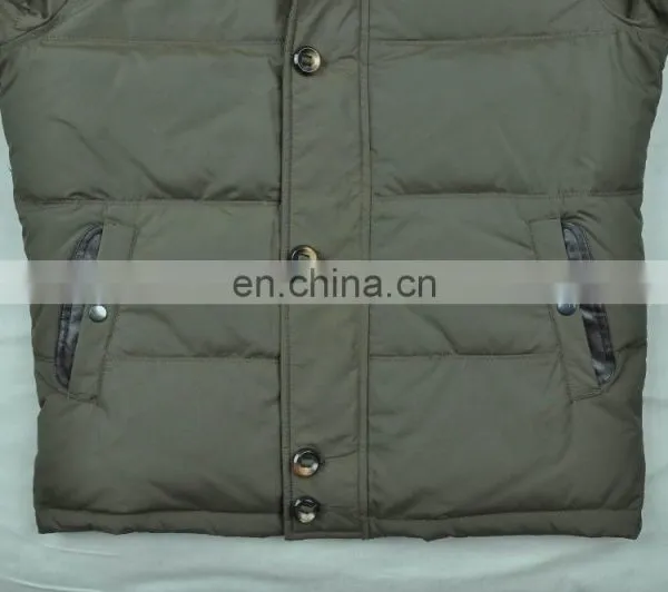 2017 Lastest Fashion Army Style Handsome Hooded Big Fur Down Jacket photo-5