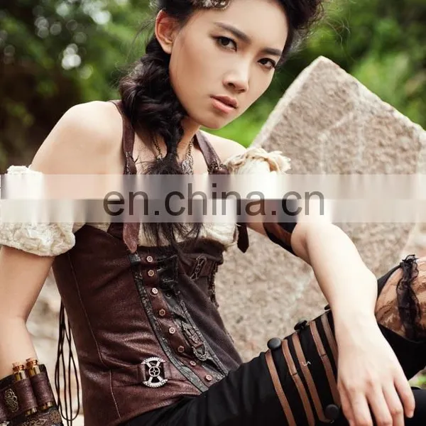 Steampunk Style Softbone Corsage-vest photo-6